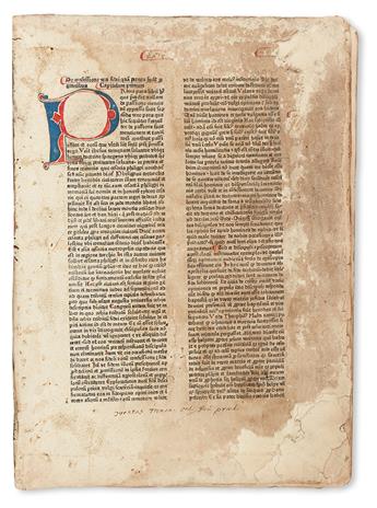 INCUNABULA  LUDOLPHUS DE SAXONIA. Vita Christi.  Part 2 (of 2).  1474